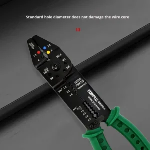 TOPTUL DIBB2009 Industrial Grade Chrome Vanadium Steel Multi Functional Electrician Tool Wire Stripper Wire Cutter Crimper Wire