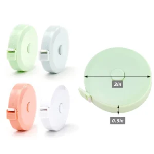Tape Measure Set Pocket Soft Tape Measures 1.5 Meters 60 Inches Retractable Measuring Tape