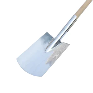 Traditional Ergonomic T Ash Wood Handle Stainless Seel Tree Digging Garden Spade Shovel