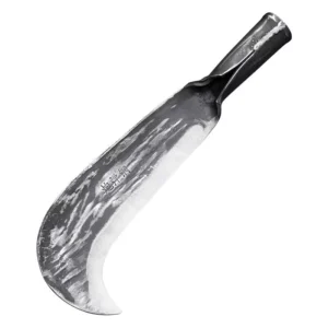 Traditional Handmade Spring Steel Tree Chopping Outdoor Bamboo Knife Forged Thickened Sickle Road Clearing Firewood Hook