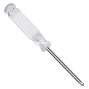 Transparent Handle and Straight Small Screwdriver 3.0 Mini Home Appliance Toys Small