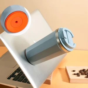 Travel Balance Cup Double Wall Thermal Suction Coffee Mug Magic Sucker Mug Not Pouring Suction Bottle