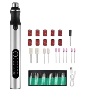 USB Charging Engraving Pen Mini Wireless Rotating Tool for Metal Wood Glass Jewelry E108 Polishing
