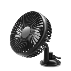 USB Rechargeable 360 Degree Rotation Suction Cup Car Cooling Fan for Cars Office