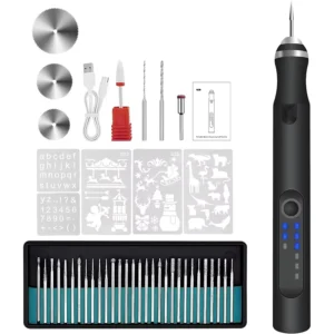 USB Rechargeable Mini Electric Engraver 35 bit Cordless Rotary Tool for DIY Engraved Jewelry Stone Etching Machines
