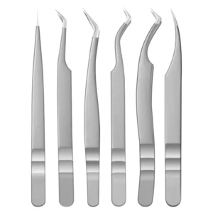 Ukrainian Chinese Eyelash Tweezers Beauty Eyelash Professional Grafting Eyelash High Precision Flowering Tweezers Phoenix Clip
