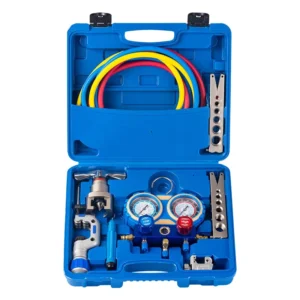 Universal Air Conditioner Flaring Tool Set Refrigerant Gauge R22 R410 R32 Car Air Conditioning OEM Customizable Pressure Gauge