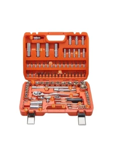 Universal Car Repair Tool Kit Aluminium ABS Socket 94pcs Ratchet Wrench Combination Hand Power Boxed in Hard Case OEM Support