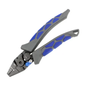 Upgraded Muti Function 7.17 Inch Crimpers Swager High Carbon Steel Fishing Pliers Wire Rope Leader Crimping Tool