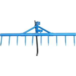 Used Flat Rake Tiller for Agricultural Farm Work Ground Preparation Tractor Use for Sharp Blades Wheels Agricultural Machinery