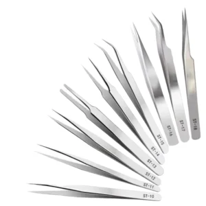 VETUS ST 15 Lash Tweezer Non magnetic Stainless Steel Tweezers Custom Volume Tweezers