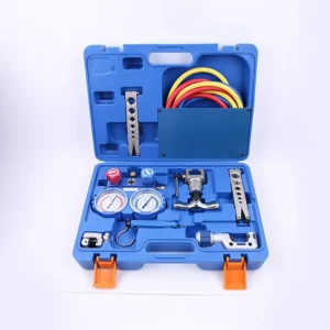 VTB 5B Refrigeration Integrated Flare Tool Kit Refrigeration Tool Kit Expander Kit With R410 Refrigerant Pressure Gauge