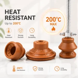 Vacuum Strong Suction Cup Manipulator No Trace Concave Convex Rough Surface Industrial Special Two layer High Temperature