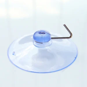 Vacuum powered High strength Glass Suction Cup Traceless PVC Hook DIY Daily Use Storage Kitchen Supplies Various Sizes