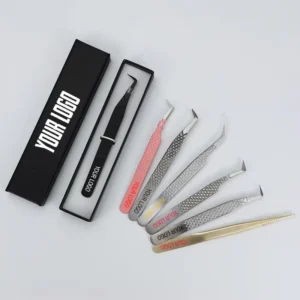 Volume 90 Degree Tweezers for Eyelash Extension Tweezer Tweezers Good Grip
