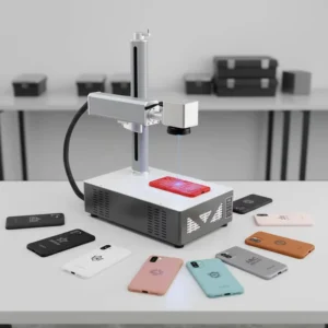 WAISU Laser Printer for Plastic Stickers Laser Printer for Plastic QR Bar Code Id Card Pvc Can Laser Printing Marking Machine