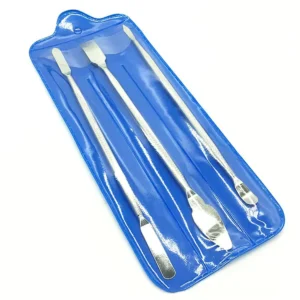 WJGJ-0175 3-Piece Industrial-Grade Metal Pry Bar Set Anti-Slip Grip Flat Tip Professional Disassembly Tool Wrecking