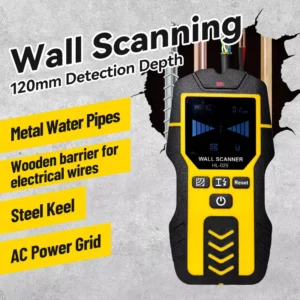 Wall Scanner Metal Detector Stud Finder High Accuracy AC Wood Detection Measuring Instrument for Construction Use