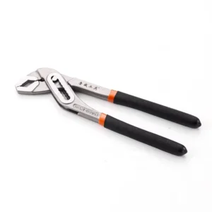 Water Pump Pliers Curved Jaw Quick Adjustment Plumbing Pliers Set DIY OEM Alloy Steel Rubber Handle