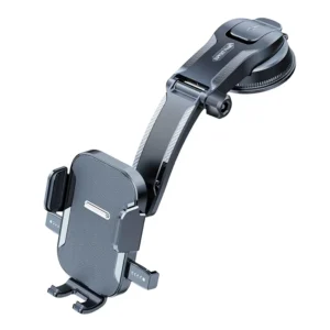 Waterfall style Bed Suction Cup Phone & Tablet Holder with Auto Lock 360 Degree Rotatable Adjustable Navigation Stand Flexible