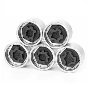 Wheel Lock Anti-Theft Steel Screw Lug Nut Bolt Removal Key Socket 17mm Hex