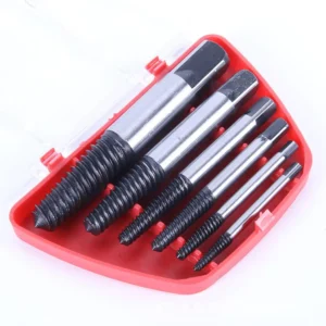 Wire Break Remover Set Five Piece or Six Piece Metric Tool Screw Extractor for Damaged Screws Bolts 3 Year Warranty