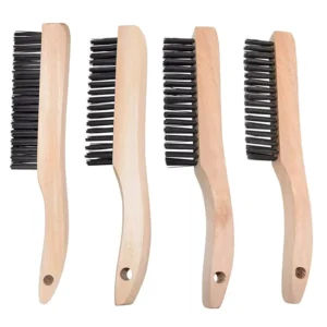 Wire Brush Wooden Handle Steel Wire Brush Bbq Wire Brush with Wood Handle