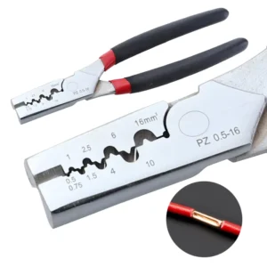 Wire Stripper 0.5 16mm Crimper CR V Cable Cutter 225mm Crimping Pliers for Stripping Tools