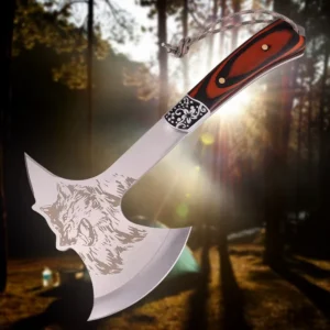 Wolf-head Axe Wooden Handle High Hardness Multi-functional Outdoor Camping Axe