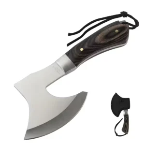 Wood Handle Mini Hand Axe Hunting Hatchet Camping Survival Rescue Emergency Tactical Hiking EDC DIY Industrial Grade High Carbon