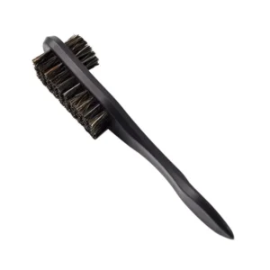Wood Luxury Polish Lotus & Pig Hair Shoe Brush with Portable Design for Shoe Cleaning Polishing Waxing