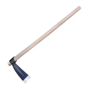 Wooden-Handle Manganese Steel Broad/Long Hoe Outdoor Farming Tool All-Steel Thickened Household Flat Hoe Old-Style Forged Hoe