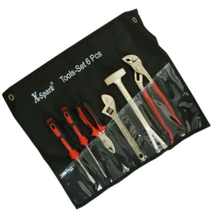 X SPARK Beryllium Copper Non Sparking 6 Piece Combination Tool Set Safety Hand Tools for Explosion Proof Work