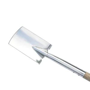 Y Ash Wood Handle Stainless Steel Head Planting Border Garden Spade Shovel