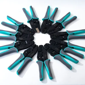 YEFYM HX 30J Ratchet Type Labor Saving Pre Insulated Terminal Crimping Pliers SV RV Cold Pressed Wire Crimpers High Carbon Steel