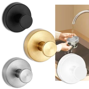 YOTO Nail Free TPU Suction Cup Wall Hooks Vacuum Suction Cup Hooks for Shower Bathroom Kitchen