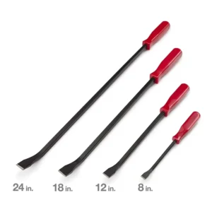 YUHANG Heavy Duty 4 Piece Mechanic Pry Bar Set Essential Tools for Automotive & Home Repair