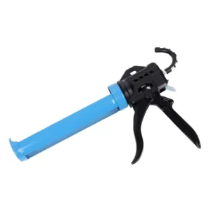 Yuemili 2012A3b Blue Hard Industrial Grade Squeeze Glue Gun Dual Use Caulking Tool for Silicone Glass Manual Power Blue Gun