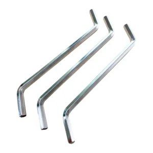 Z-Shaped Hex Key Wrench 6.35mm CR-V Steel Allen Hex Screwdriver Nickel Plated Black Oxide Hexagonal Spanner